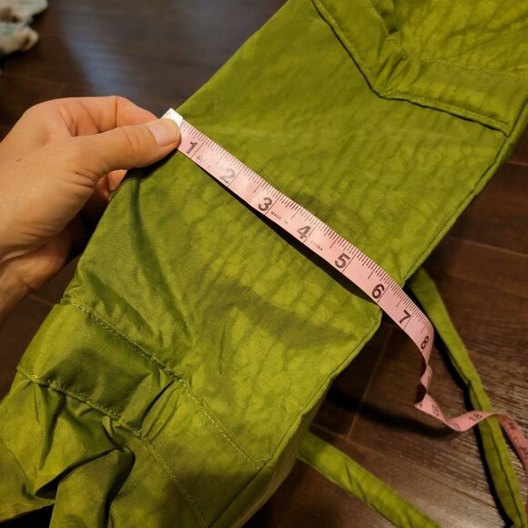 Baggu Cloud Carry On Bag Green Tote Packable Minimalist Lightweight Travel Gym - Picture 8 of 8